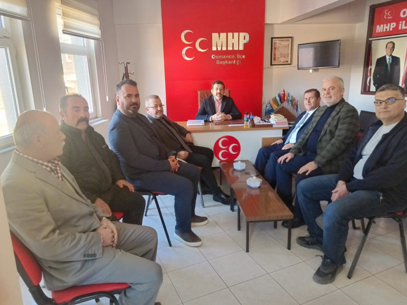 Yönetim Kurulu Başkanımız Çetin Başaranhıncal, Ticaret Borsası Yönetim Kurulu Başkanı Naki Özkubat ve Yönetim Kurulu Üyemiz Yakup Karaca ile birlikte MHP Osmancık İlçe Başkanı Fatih Ergün’ü ve ilçe teşkilatını ziyaret etti.