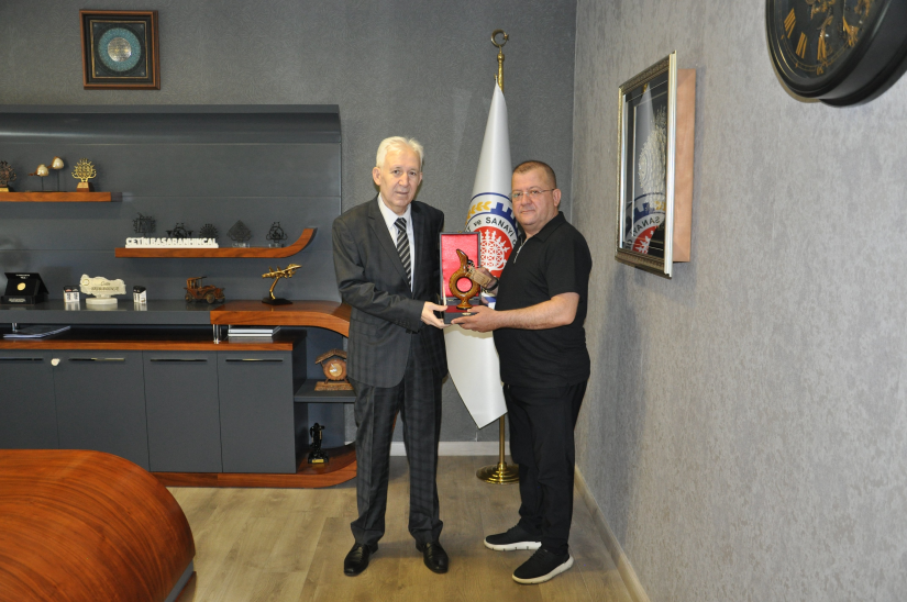 Çorum Ticaret İl Müdürü Fikret Yıldırım'dan veda ziyareti