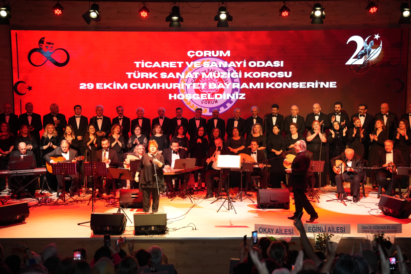 Çorum Ticaret ve Sanayi Odası Türk Sanat Müziği Korosu 29 Ekim Cumhuriyet Bayramı Konseri