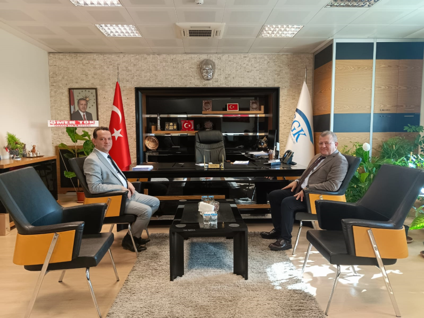 SGK Çorum İl Müdürü Mustafa Göncü’ye hayırlı olsun ziyareti