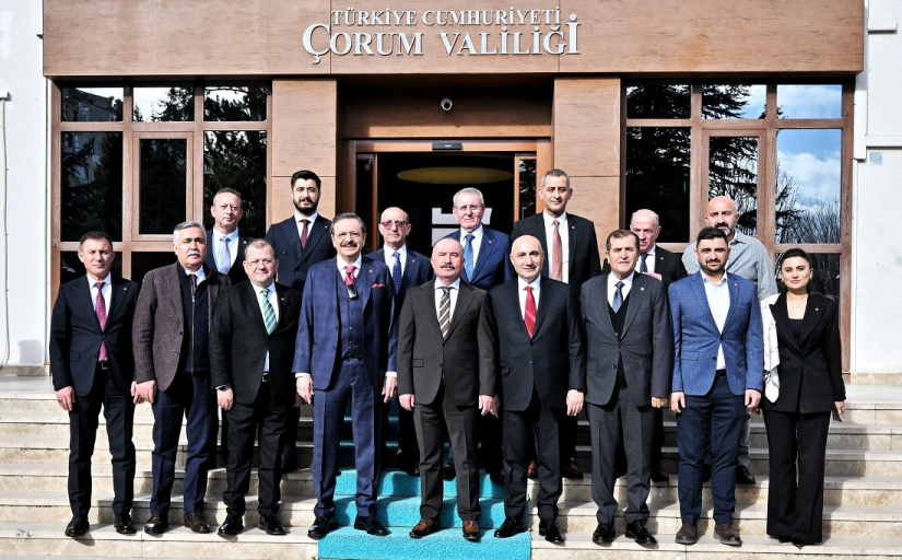 Çorum Valisi Sayın Ali Çalgan’ı ziyaret
