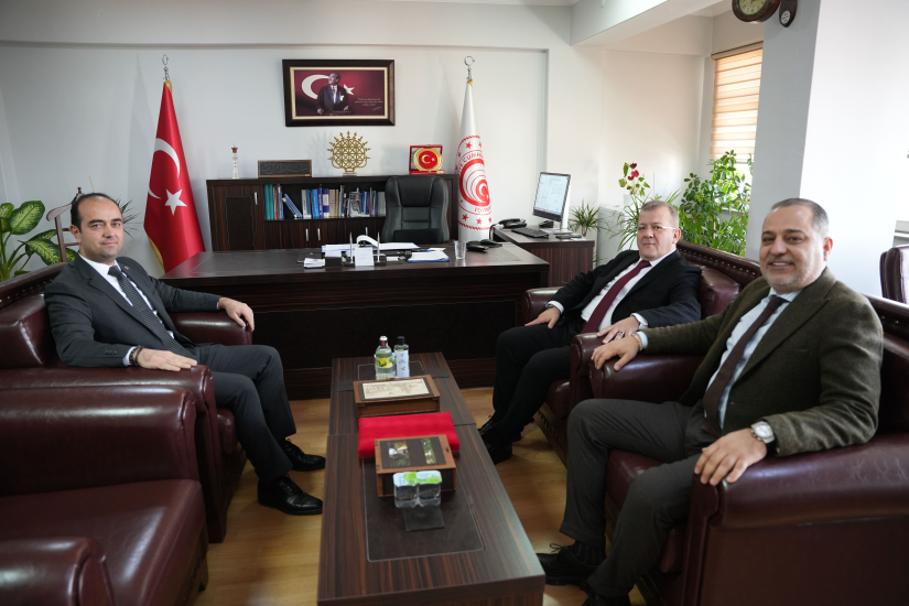 Çorum Ticaret İl Müdürü Fatih İncitmez’e hayırlı olsun ziyareti