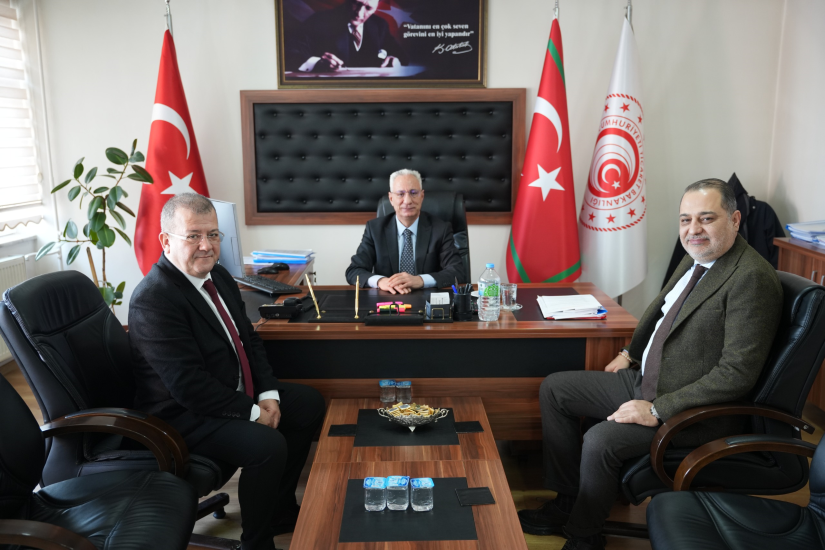 Çorum Gümrük Müdürü Abdullah Süzer’i ziyaret