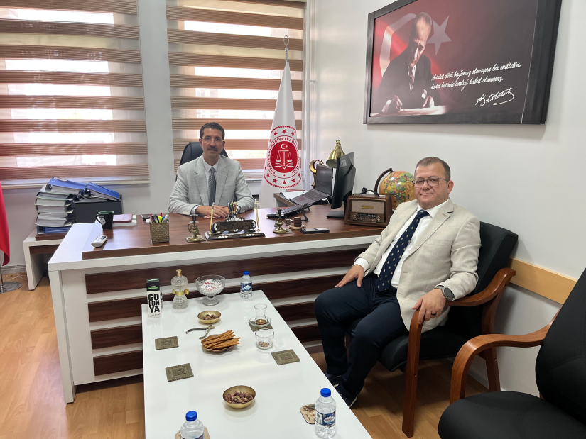 Çorum Ticaret Mahkemesi Başkanı Ömer Güven’e Hayırlı Olsun Ziyareti
