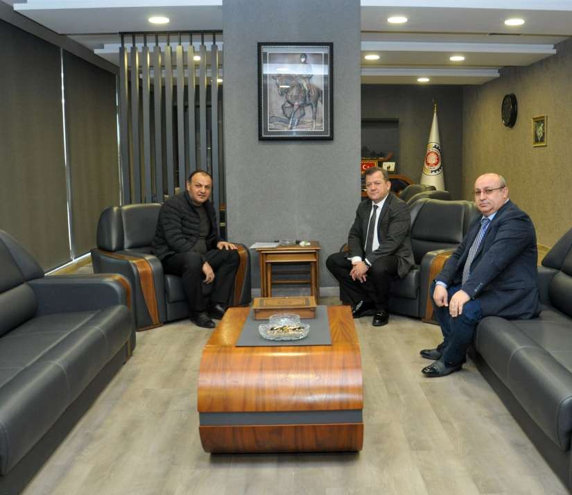 Başaranlar Makina sahiplerinden Abdullah Balcı, Yönetim Kurulu Başkanımız Çetin Başaranhıncal'ı ziyaret etti. Ziyarette Yönetim Kurulu Üyemiz Muharrem Sarıaslan da yer aldı.